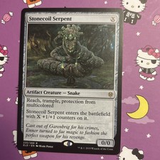 Stonecoil Serpent - ELD #235 Rare - NM / Mint Throne of Eldraine Single