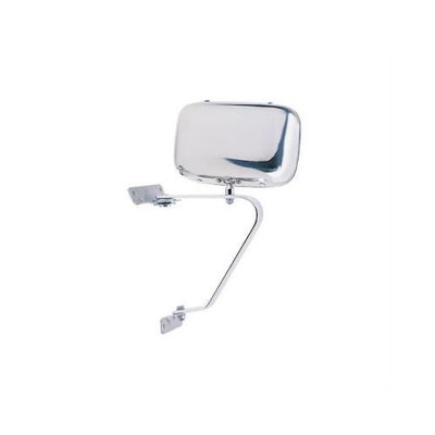 K-Source H3661 Passenger Side Manual Mirror Chrome fits 1980-1996 Ford F150