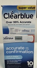 10 Pack Clearblue Early Pregnancy Test Kit at-Home Pregnancy Test Kit for Women