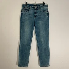 Judy Blue Boyfriend Fit Medium Wash Jeans Straight Leg Stretchy Women size 9 /29