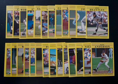 Fleer '91 Vintage Major League Baseball (MLB) 1991 Karten Lot - 27 Karten LP