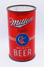 Miller Select EARLY VERSION OI Flat Top Beer Can NICE ORIG scarce