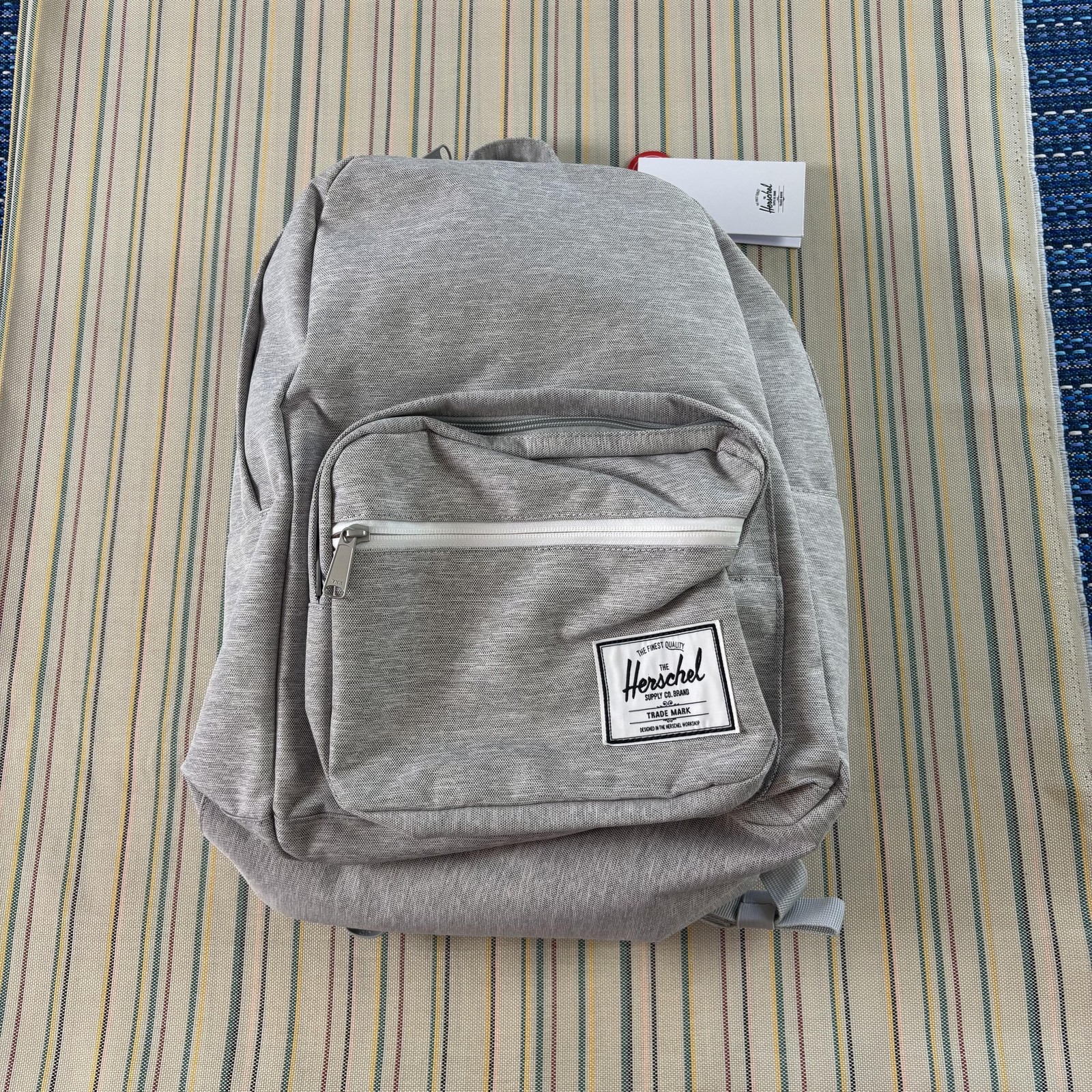 Mens Medium Gray Heather 22l Laptop School Bag Travel