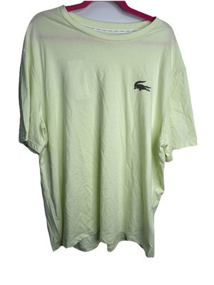 Lacoste Men's Light Green with Alligator Emblem Loungewear T- Shirt Sz. XXL NWT