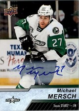 2018-19 Upper Deck AHL Autographs #136 Michael Mersch SP A Auto - HKY