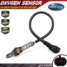 O2 Oxygen Sensor w/ 2 Blades for Harley-Davidson FLHR Road King 2009 Narrowband