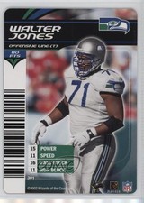 2002-03 NFL Showdown Walter Jones #301 HOF 0v2k