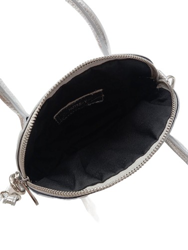 NOTRE-V Bolso barrel Mujeres Bolsa color plata elegante - Imagen 5 de 6