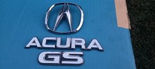 Acura Integra Gs 1996 -2001 Chrome Trunk Emblem Set Oem Used Acura Integra Gs 1996 -2001 Chrome Trunk Emblem Set Oem Used