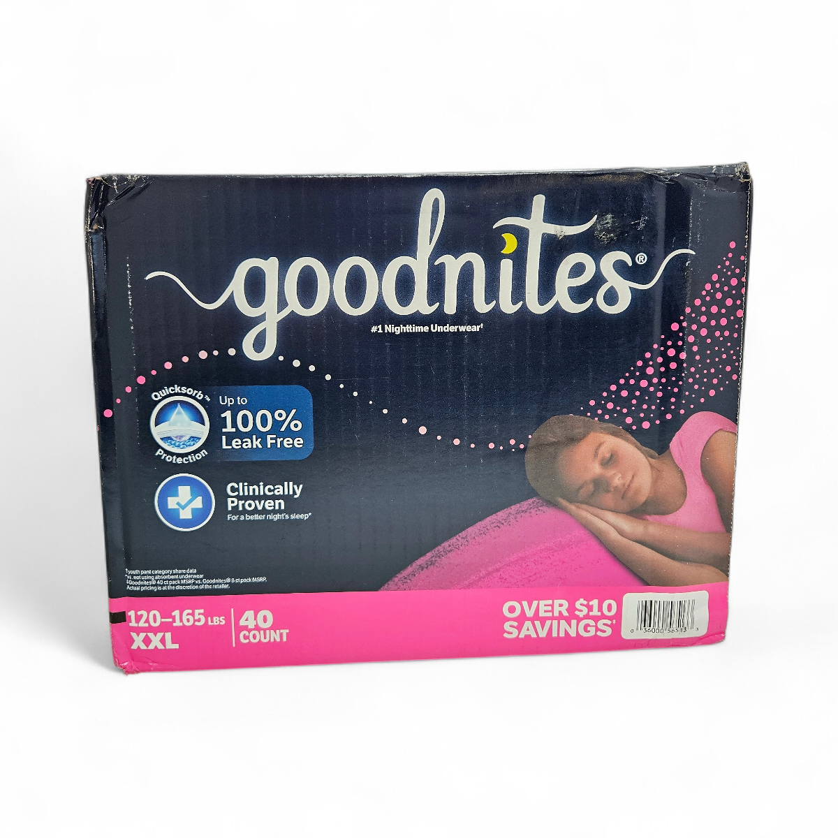 Goodnites Nighttime Leak Free Underwear For Girls (Size XXL) - 40