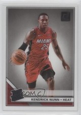 2019-20 Panini Clearly Donruss Rated Rookie Kendrick Nunn #96 15fy
