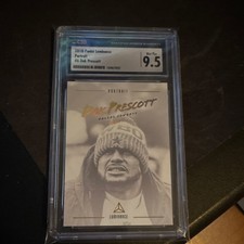 Panini 2018 Luminance Dak Prescott Portrait #6 CSG 9.5 Dallas Cowboys NFL