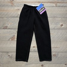 New Patagonia Pants Kids XS Fleece El Capilene Black 2007