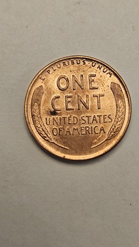wheat penny 1949 GREAT RED BU 1949-P LOT #5 LINCOLN CENT UNC RED LUSTER - Picture 3 of 3