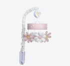 Lambs & Ivy Daisy Dreams Pink/White Musical Baby Crib Mobile Soother Toy