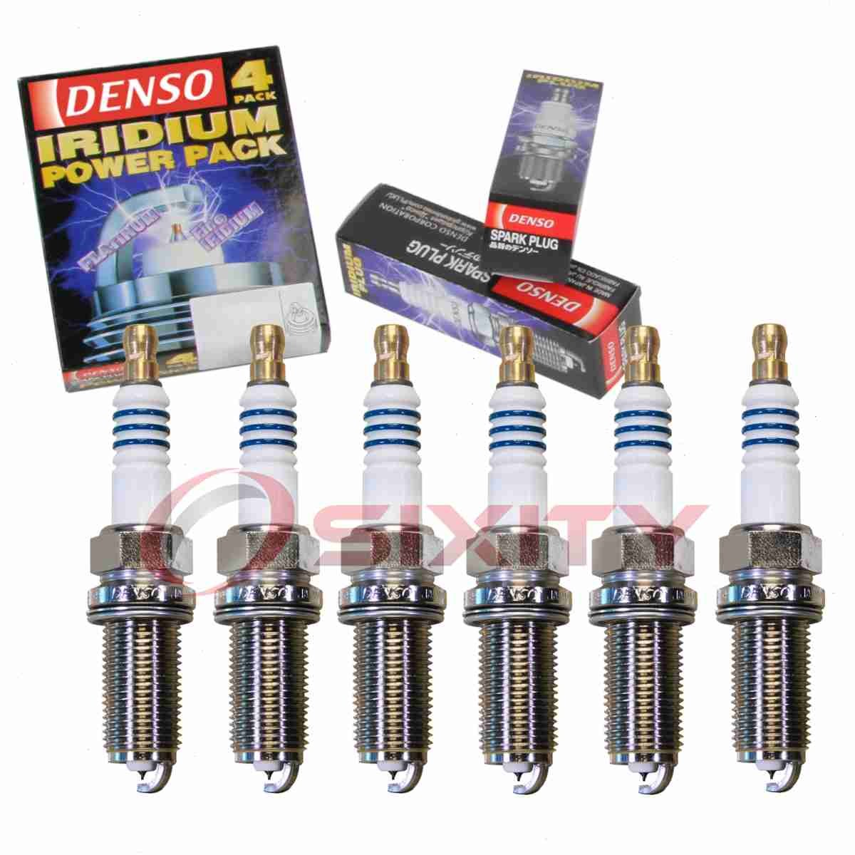 6 pc DENSO 5346 Iridium Power Spark Plugs for IKH24 4901 079 905 626 G 079 ge