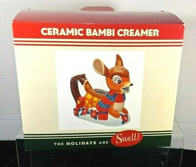 Disney Parks The Holidays Are Sweet Bambi Creamer New In Box H99 Ebay