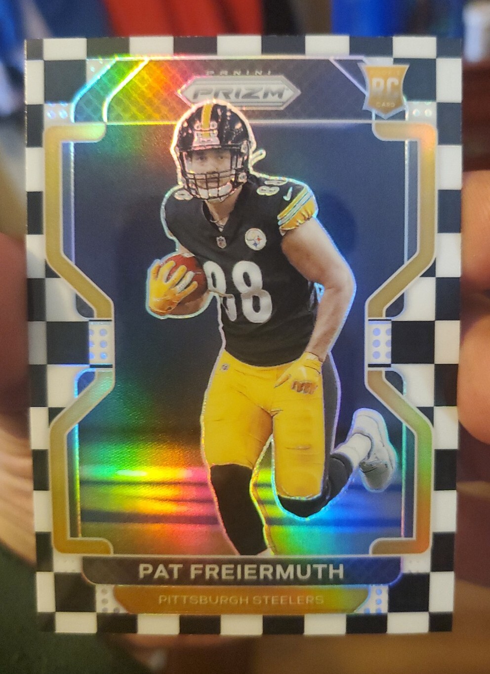 2021 Prizm Pat Freiermuth Black and White Checkerboard PRIZM #362