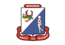 4" 170th assault helicopter bumper sticker decal usa made