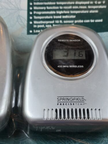Springfield Multi-Zone Wireless Digital Thermometer Indoor & Outdoor READ - Picture 3 of 9