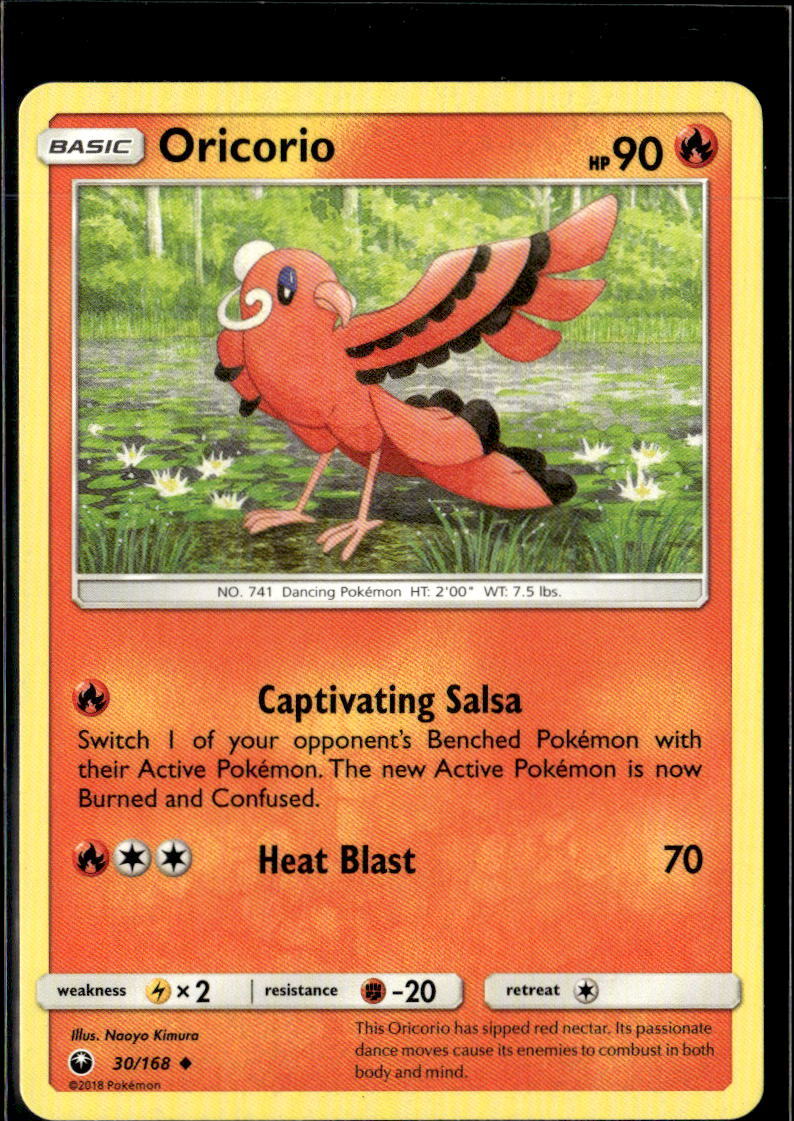Pokemon Oricorio 30/168 Celestial Storm Non Holo Uncommon 5 Card Lot