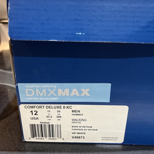 Reebok Schuhe Comfort Deluxe II KC DMX MAX Herren 12 VIP weiß V49873 NEU im Karton - Bild 6 von 6
