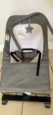 Baby Delight Alpine Deluxe Portable Bouncer Bouncer Seat Charcoal Tweed