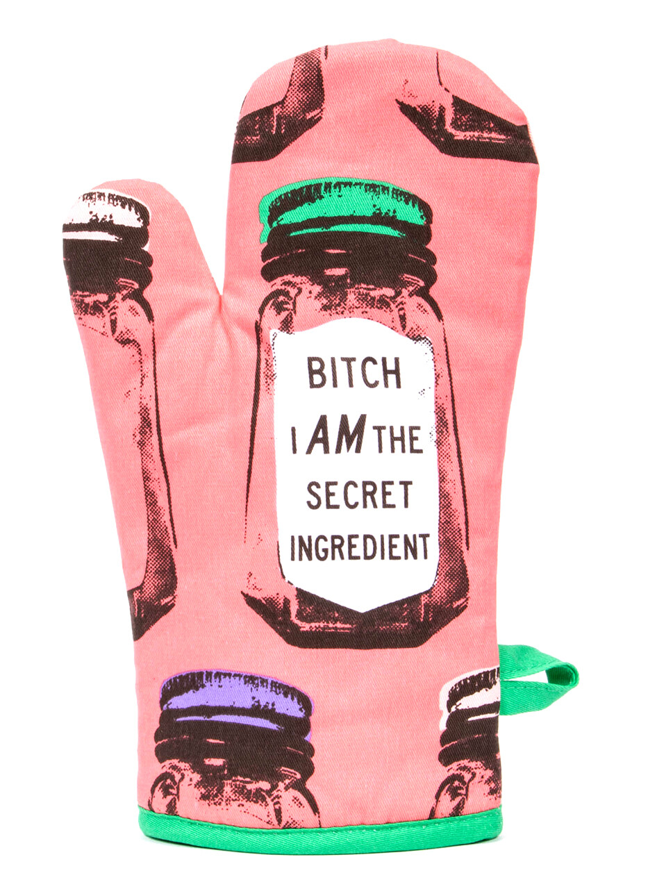 Funny Rude Blue Q Oven Glove Mitt Kitchen Joke Novelty Gift Present Homeware