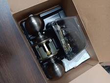 schlage entry lock Keyed alike. pewter finish