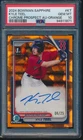 2026 Topps Chrome Black Kyle Teel Ivory Autographs (PSA 10)