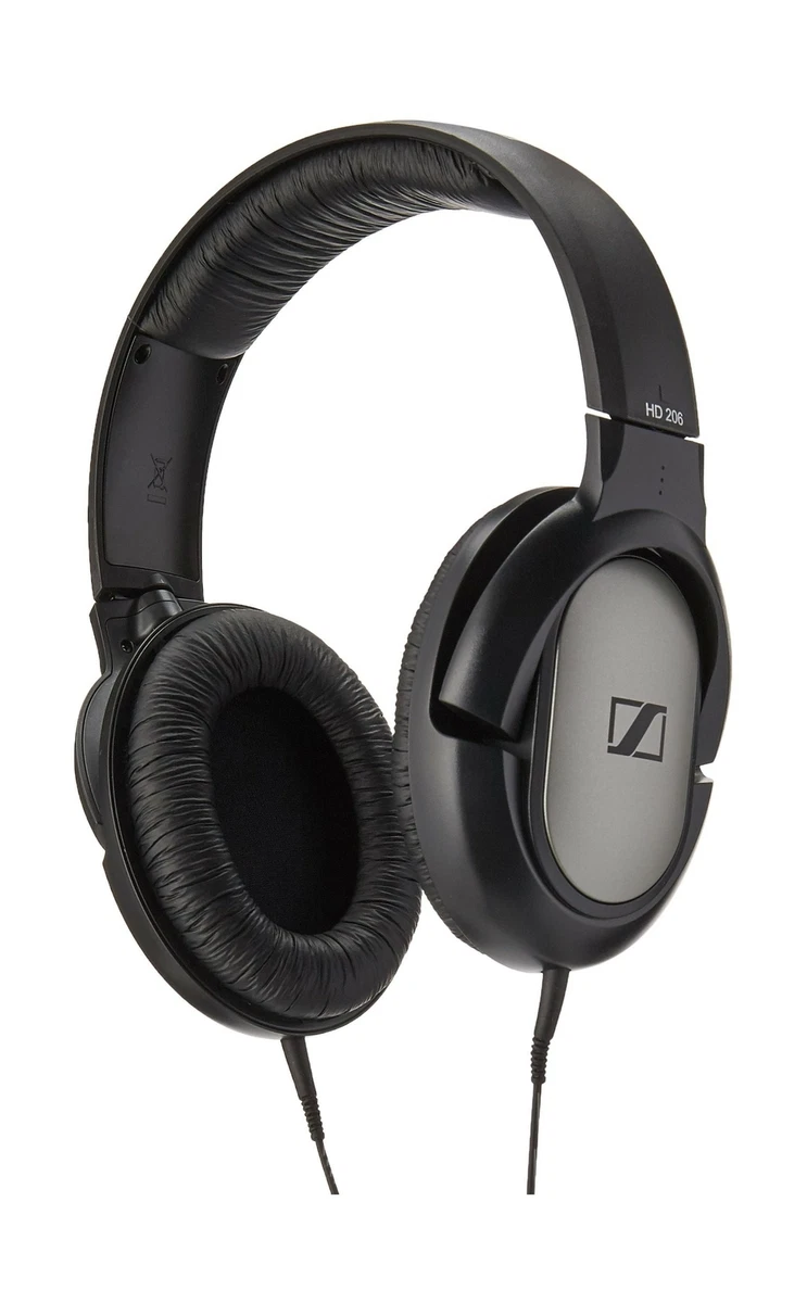 Sennheiser HD 206 Closed-Back Over Ear Lightweight & Supra 