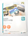 New ListingPen + Gear Glossy Photo Paper 50 Sheets 8.5 Mil 8.5" x 11" For Inkjet Printers