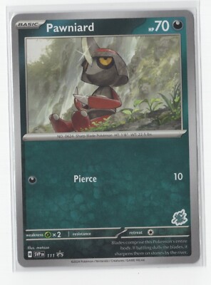 Pokemon Scarlet & Violet Black Star Promo -  Pawniard SVP 111