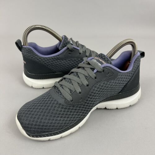 Skechers Memory Foam Lite Peso Caminar Confort Yoga Entrenadores Zapatos EU35 UK2 - Imagen 8 de 12