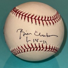 Pres. BILL CLINTON Signed Official MLB Baseball Beckett (BAS) LOA & Date Incrip