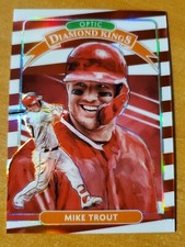 2020 Panini Diamond Kings Liberty Prizm Mike Trout Card #9 #21/45
