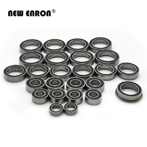 Pre-Greased Complete Bearings Kit Rubber Sealed 25Pcs For RC 1/10 VORTEKS 4X4 3S - Picture 8 of 10
