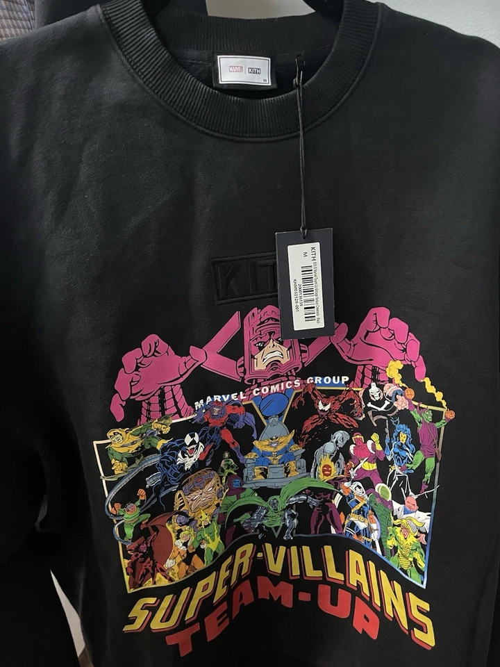 KITH X Marvel Super-Villain Team Up Exclusivo De Colección Nelson Cuello Redondo TALLA M Foto 2 de 4