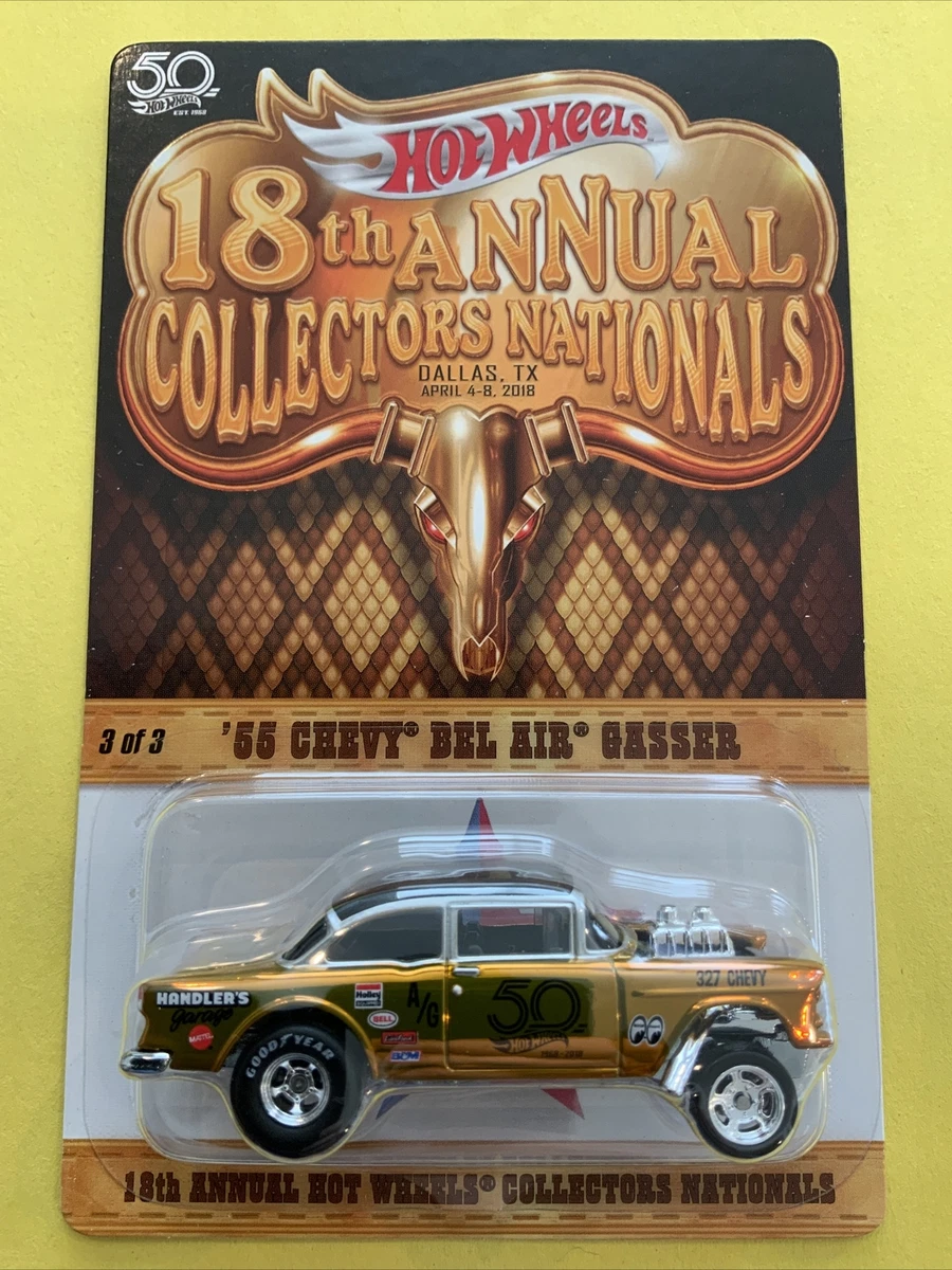 HOT WHEELS 18TH ANNUAL COLLECTORS DALLAS NATIONALS 55 CHEVY BEL