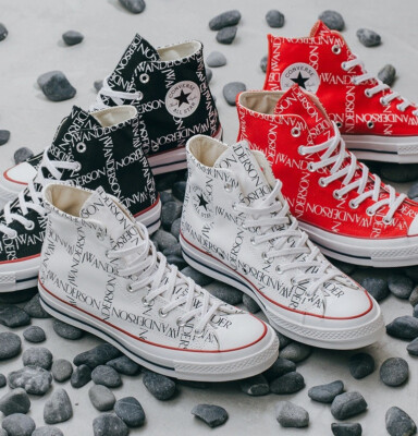 Converse Chuck 70 Hi Grid JW Anderson White Black Insign  display picture 1