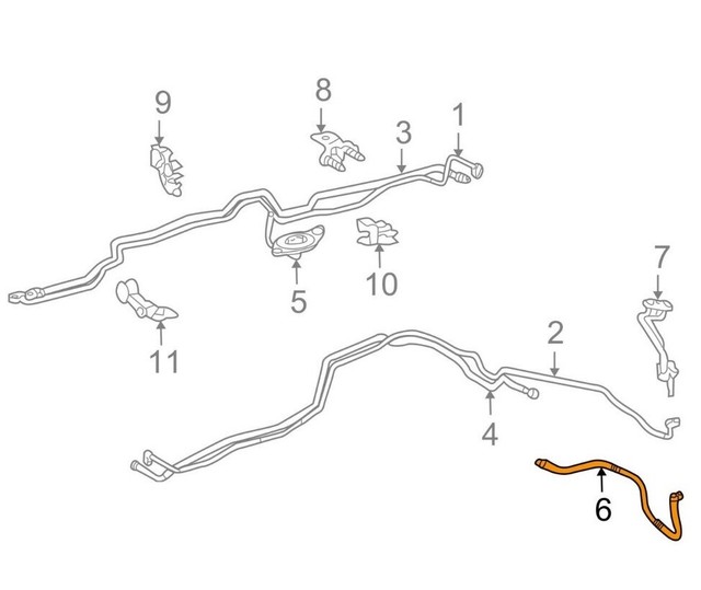 Toyota 88712-2B040 Refrigerant Suction Hose Toyota 88712-2B040 Refrigerant Suction Hose