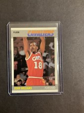 1987-88 FLEER JOHN "HOT ROD" WILLIAMS #123