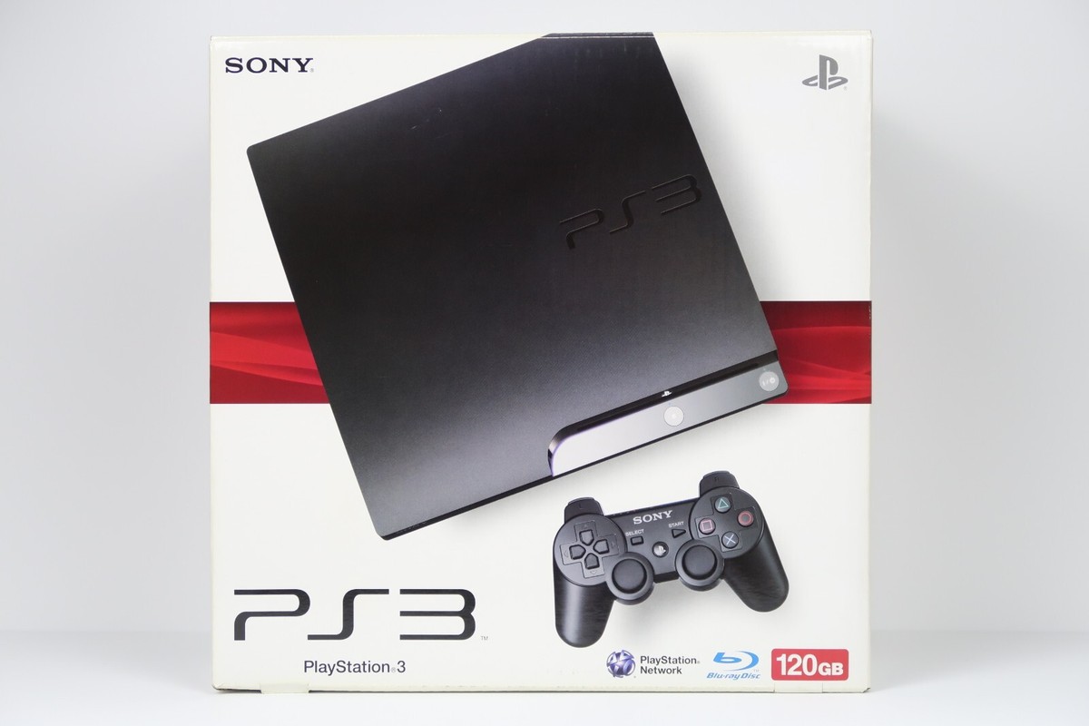 Sony PlayStation 3 PS3 Charcoal Black Console CECH-2100A