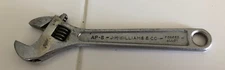 J H WILLIAMS & CO.  6" SUPERADJUSTABLE ADJUSTABLE AP-6 CRESENT WRENCH VINTAGE