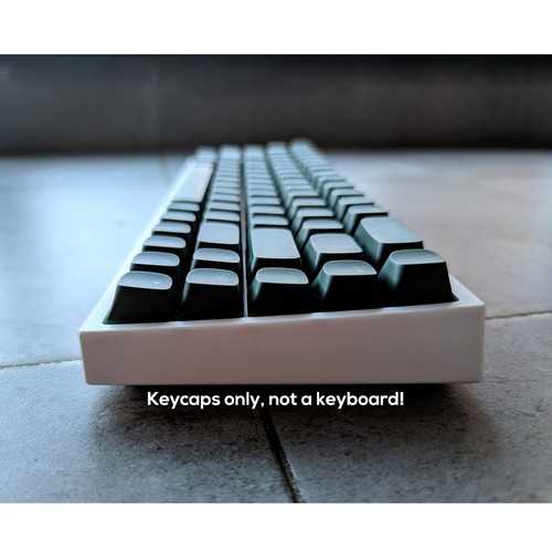 Ball Shape PBT Double Shot Keycaps Gray Blue 117 Keys for Mechanical Keyboards - Picture 28 of 37