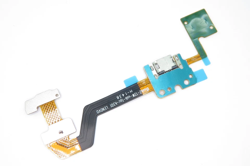 Tablet de yoga Lenovo YT2-1371F CONECTOR PUERTO DE CARGA USB BOTÓN DE ALIMENTACIÓN PLACA FLEXIBLE Foto 2 de 3