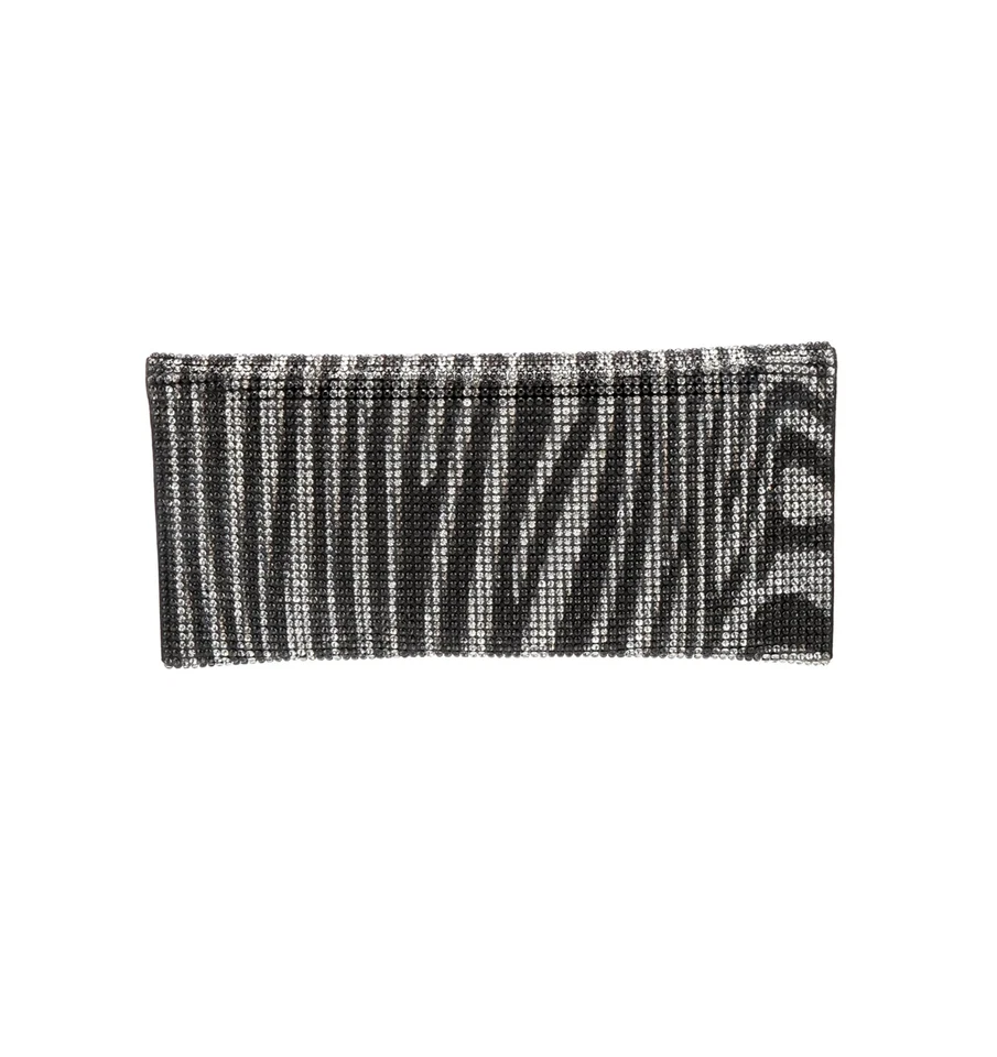 JUDITH LEIBER Crystal Clutch Women's Handbags Black /Silver Brand New W/O Tags - Image 4 of 4