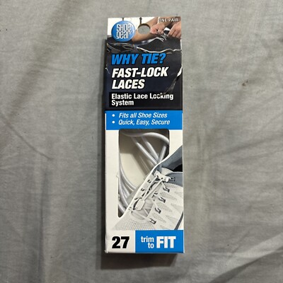 Shoe Gear Why Tie? Fast-Lock Laces Elastic Locking System 27