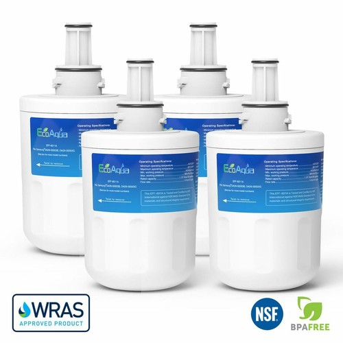 4 x Samsung RSG5UUMH Compatible Water Fridge Filter for Samsung Aqua