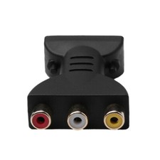 Audio and Video Adapter Plastic Cable Cord for Tv Multi Function